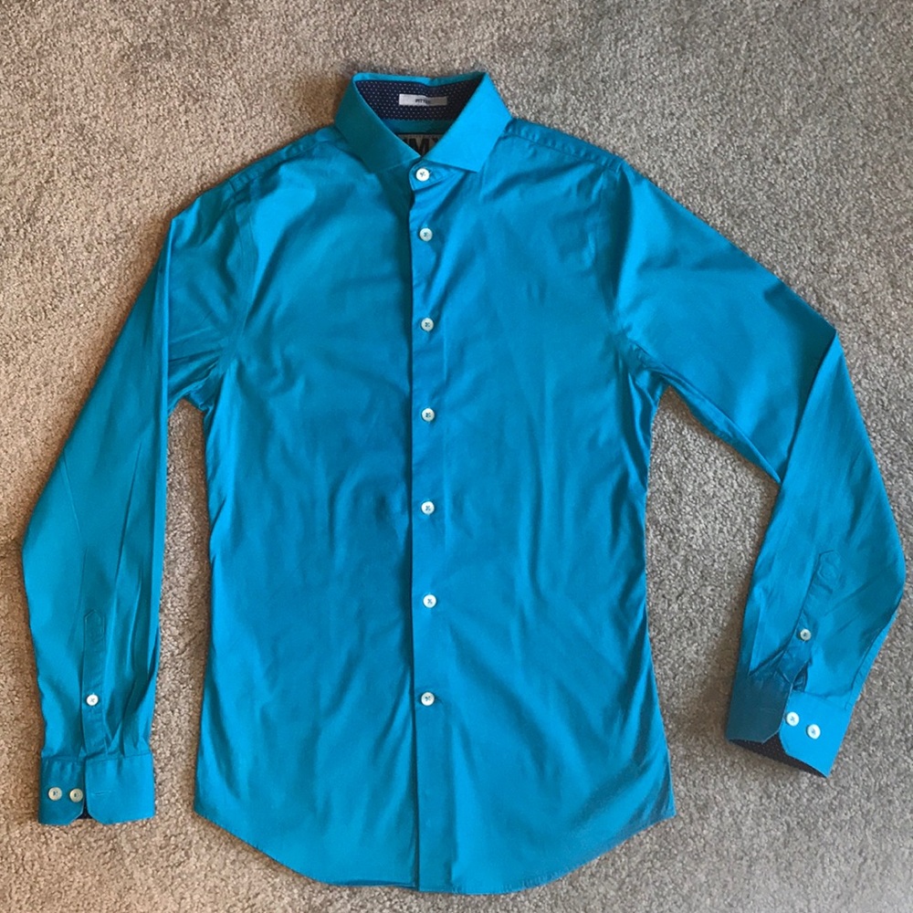 Express Blue Men’s Formal Shirt